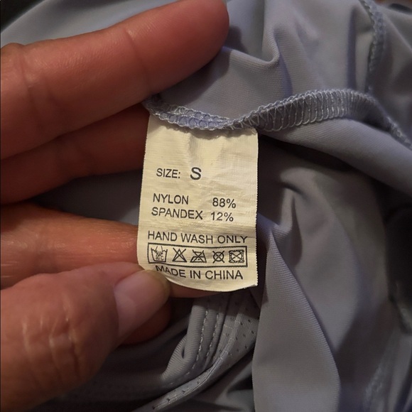 Light Blue Short Sleeve Top - Picture 8 of 8